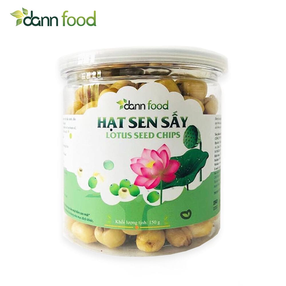 Hạt sen sấy DANN FOOD dinh dưỡng thơm ngon